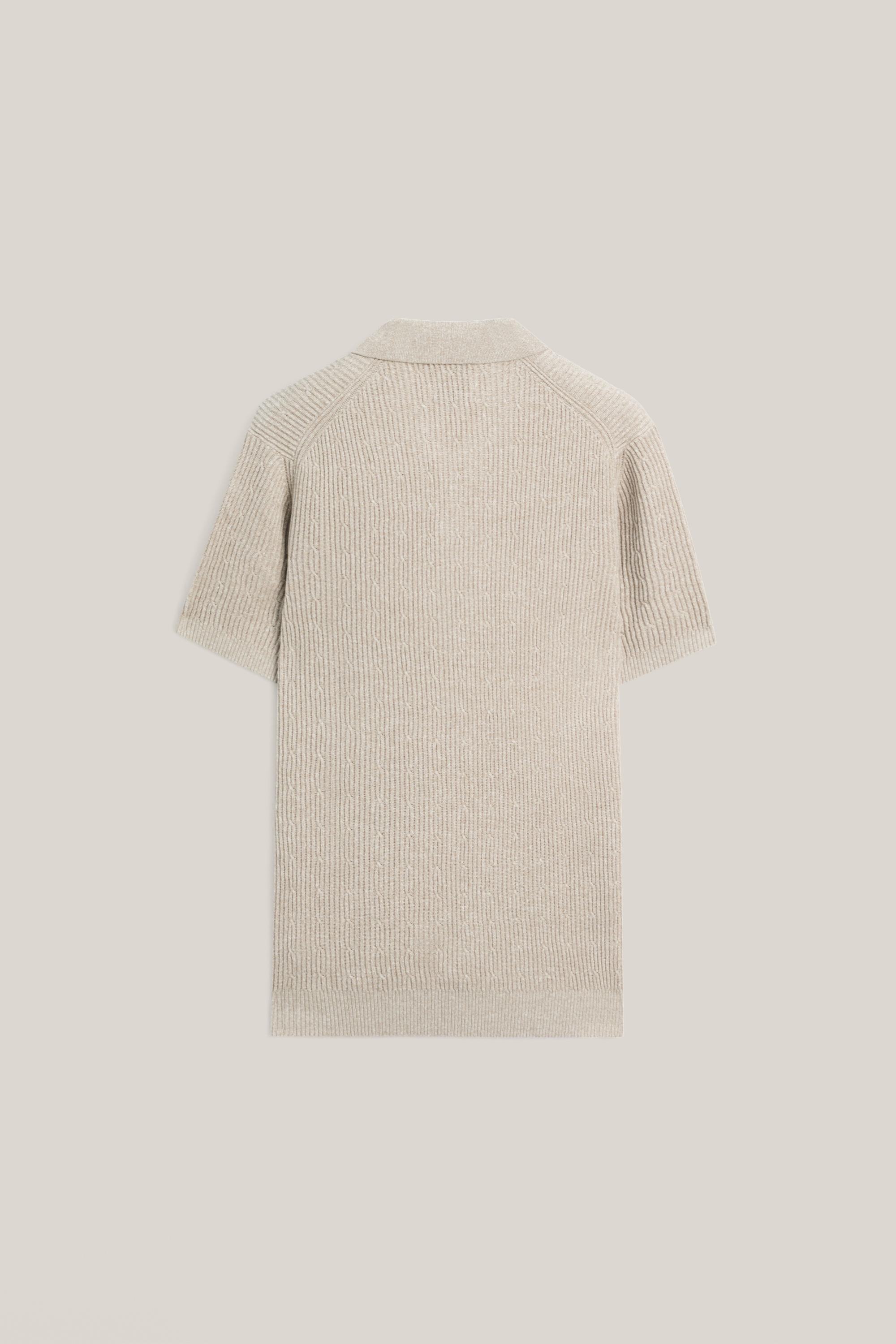 Cable-knit polo sweater - LIMITED EDITION